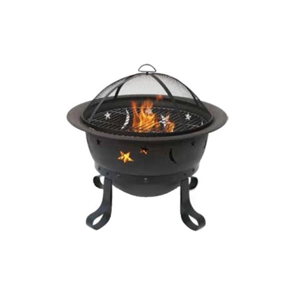 Uniflame Endless Summer WAD1081SP 30 Inch Bronze Fire Bowl With Moons And Starzs WAD1081SP - main