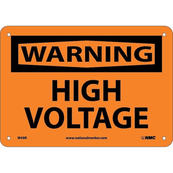 Nmc Warning High Voltage Sign W49R - main