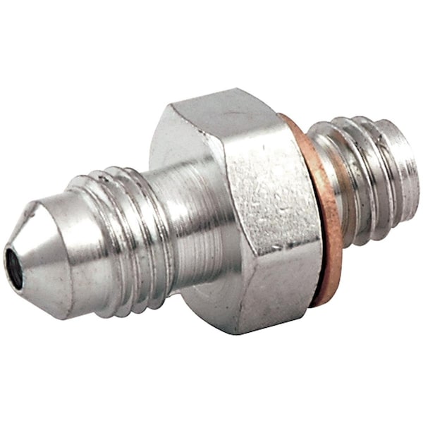 Allstar Performance -4 AN Male to 10 mm x 1.5 Male Adapter Fittings, Nickel Plated, 10PK ALL50036-10 - main