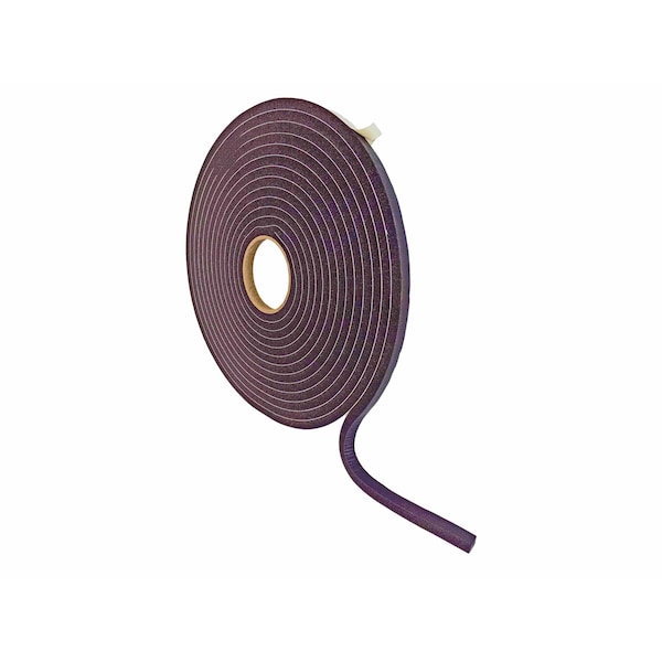 Wod Tape Tape Weatherstrip Seal Windows and Doors Sound Proof Insulation: 1/2 in. x 30 ft 3/8 Thick, 48PK WOD SSLDFT-3/8-00500-48-30-BLA - main