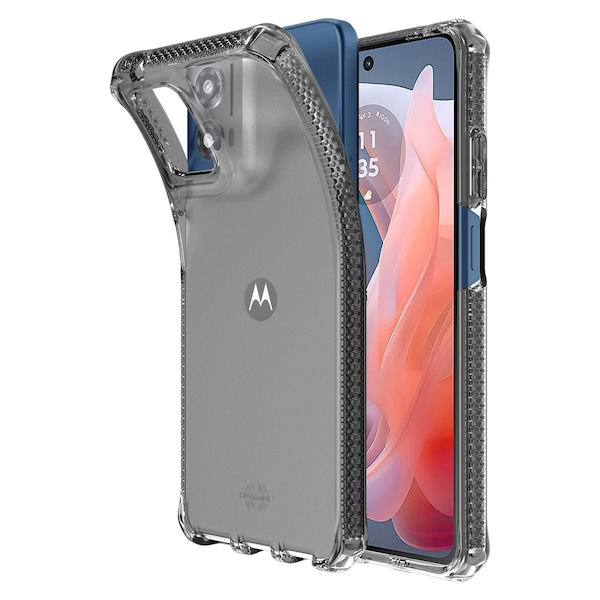 Itskins Spectrum_r Clear Case For Motorola Moto G 5g 2024, Smoke MTFO-SPECM-SMOK - main