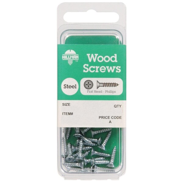 Aceds 10 x 1 in. Phillip Flat Head Wood Screw, 150PK 56338 - main