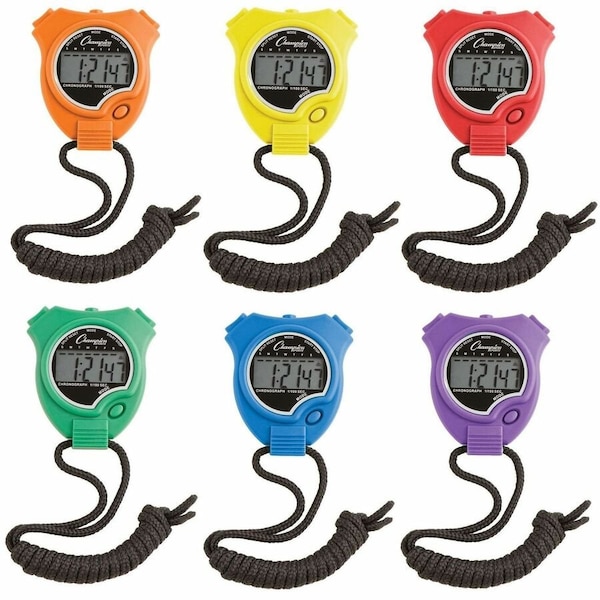Champion Sports TIMER;STOP WATCH;6BX;AST, PK6 CSI910SET - main