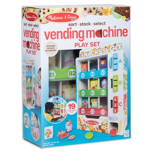 Melissa & Doug Sort, Stock, Select Wooden Vending Machine Play Set 32400 - main