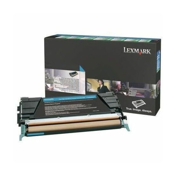 Lexmark Cyan High Yield Toner Cartridge 10K YLD 24B5804 - main