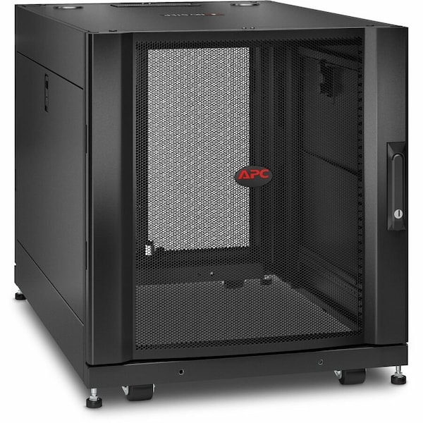 Apc NetShelter SX, Server Rack Enclosure, 12U, Black, 658H x 600W x 900D mm (TAA) AR3003 - main