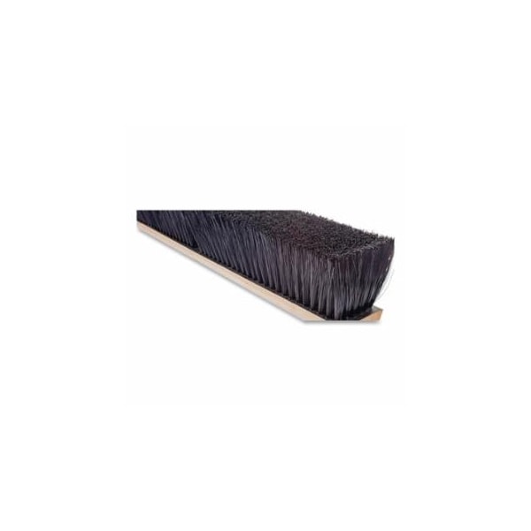 Magnolia Brush No. 20 Line Floor Brush, 24 in Hardwood Block, 3 in Trim, Black Polypropylene (Brush Only) 455-2024LH - main