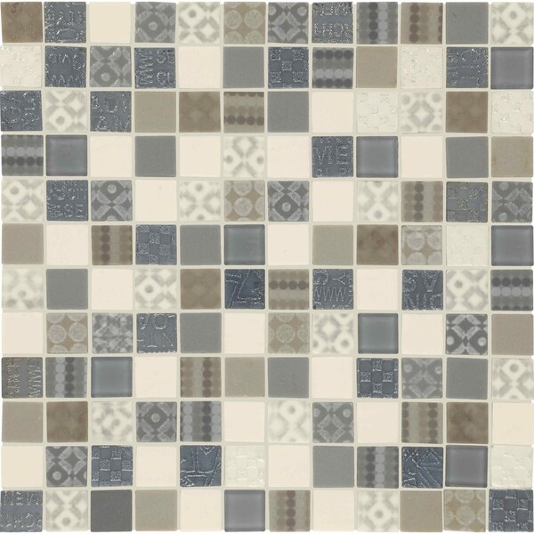 Daltile Uptown Glass 1in x 1in Metro Mosaic, 21.00 SQFT Per Carton, 20PK UP0911MS1P - main