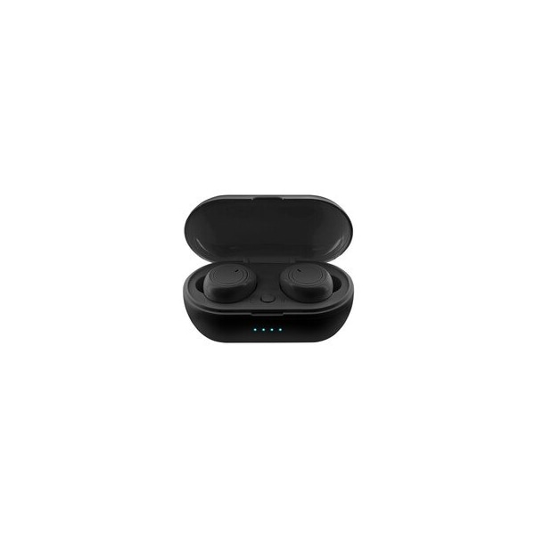 Cable Wholesale Bluetooth Wireless Earbuds w/ Charging Case, Black 5002-407BK - main