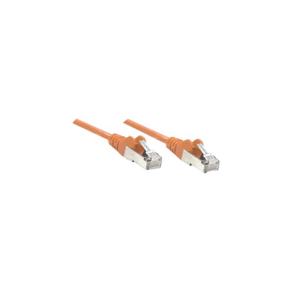 Intellinet Network Solutions 100 Ft Orange Cat6 Snagless Patch Cable 342322 - main