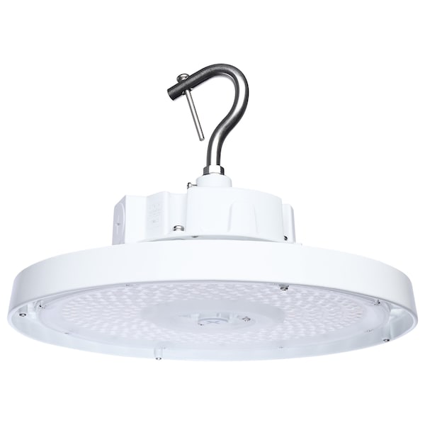 Nuvo 120/100/80W LED UFO High Bay 3K/4K/5K CCT 60/80/100 Beam Angle White Finish 120-347V 65/1522 - main