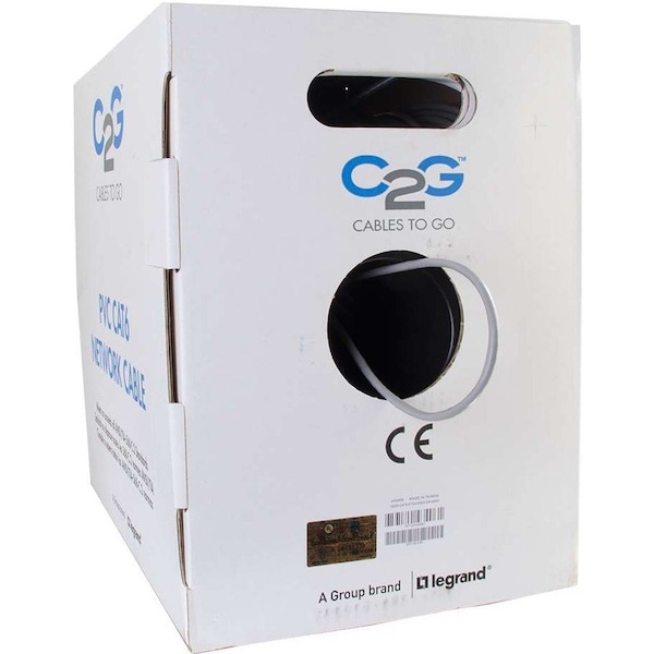 C2G 1000ft CAT6 STRANDED CM GRAY TAA 43406 - main