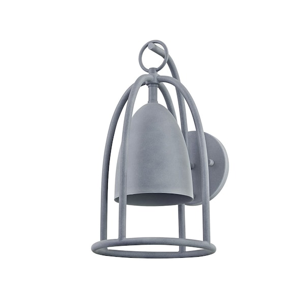 Troy Lighting Wisteria 1 Light Wall Sconce 7 In. Weathered Zinc B1101-WZN - main