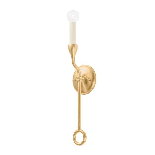 Troy Lighting Orson 1 Light Wall Sconce 4.75 In. Vintage Gold Leaf B9520-VGL - main