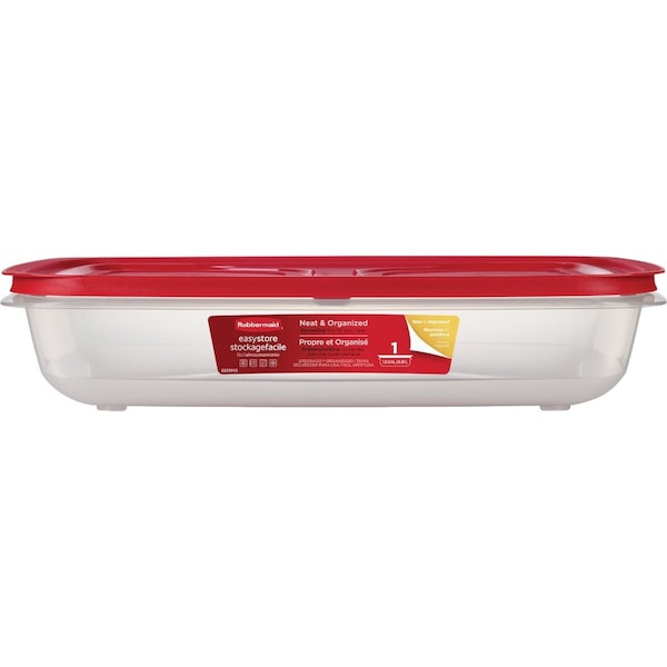 Rubbermaid Easy Find Lids 1.5 Gal. Clear Rectangle Food Storage Container 2184972 - main