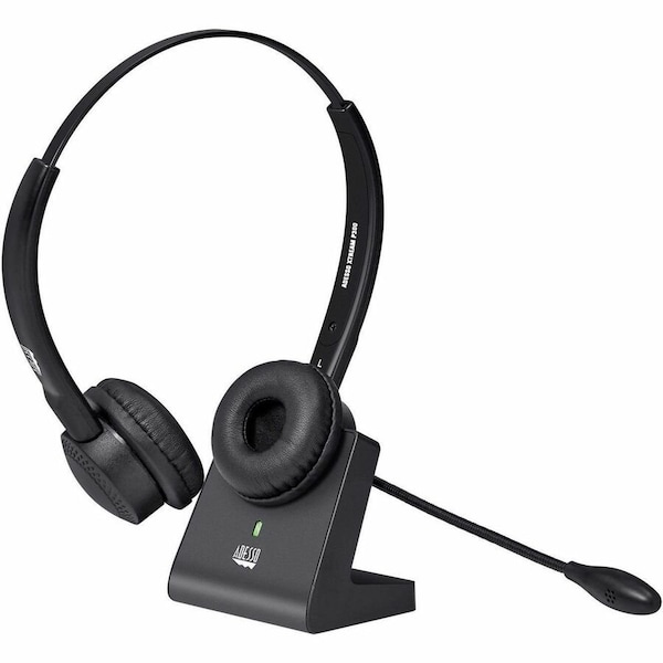 Adesso BLUETOOTH WIRELESS HEADSET WITH BUILT-IN MICROPHONE & CHARGING BASE XTREAMP400 - main