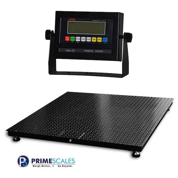 Prime Systems New Prime Scales 5'x5' Floor Scale Indicator Legal For Trade NTEP 10000x2lb CS-2010-5X5 - main