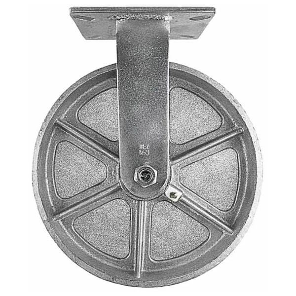 Hyw Products Heavy Duty Caster 12in x 3in Steel Wheel - Rigid 53-12R-A1-SS - main