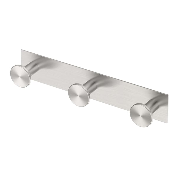 Gatco Glam All Modern Décor 11" Triple Robe Hook, Satin Nickel 1288SN - main