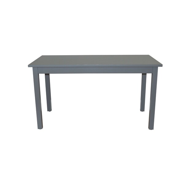 Homeroots 48" Gray Solid Wood Dining Table 548861 - main