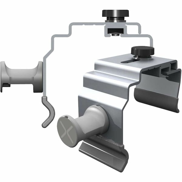 Ghent Nexus X-Hanger, Tablet Mounting Pegs for 2 1/2''W - 3 1/2''W Wall Panels, 8 Hangers NEX024XHL - main