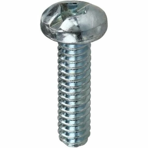 Dottie #6-32 x 1 in Combination Slotted/Square Round Machine Screw, Zinc Plated Carbon Steel, 100 PK RMDS6321 - main