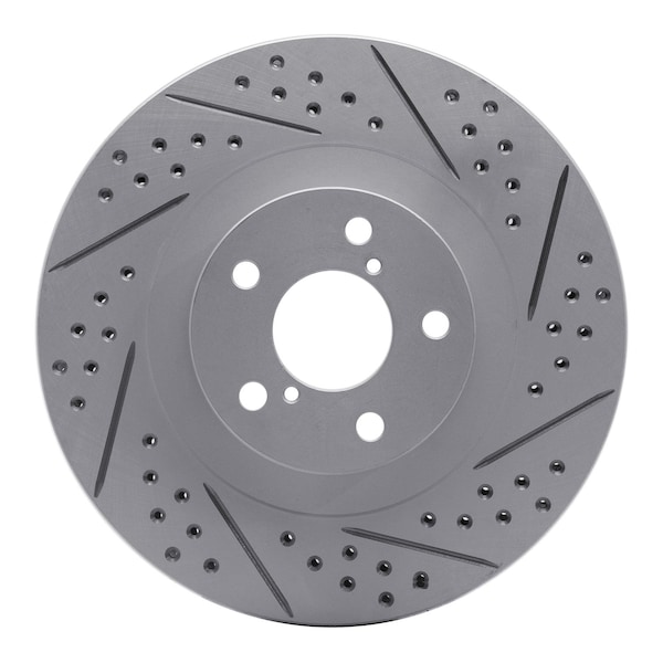 Dynamic Friction Co DFC Geoperformance Rotor - Drilled and Slotted 830-13033R - main