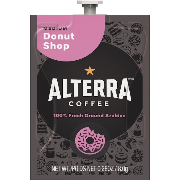 Mars Drinks Coffee, Donut Shop Blend, Donut Shop Blend, Pouch, Regular, 100 PK A200 - main