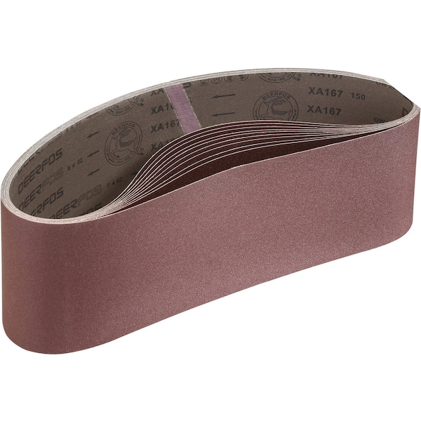 Grizzly 6" x 48" A/O Sanding Belt 150 Grit, 10PK H3519 - main