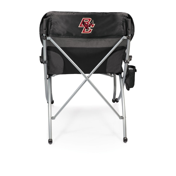Picnic Time Family Of Brands NCAA Boston College Eagles PT-XL Heavy Duty Camping Chair 400 lb Capacity, Black 793-00-175-054-0 - main