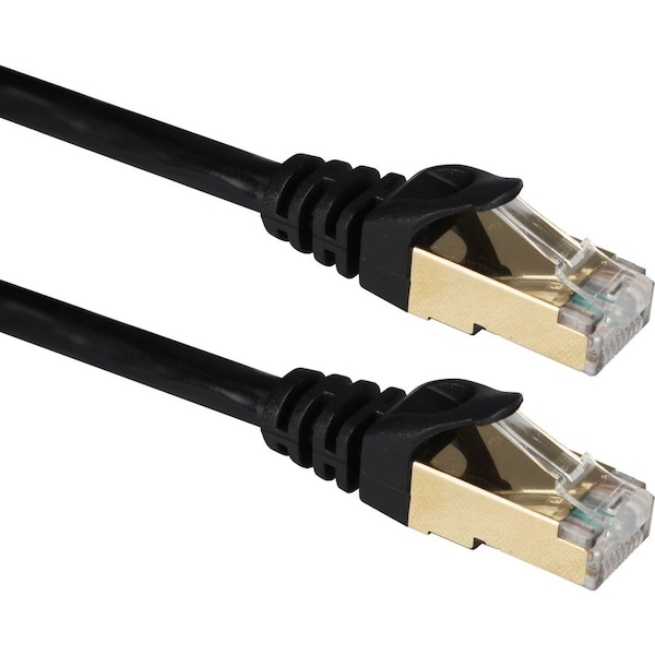 Qvs PY7735 25 ft. CAT7 Molded Patch Cord 10Gbps S-STP Flexible CC716-25 - main
