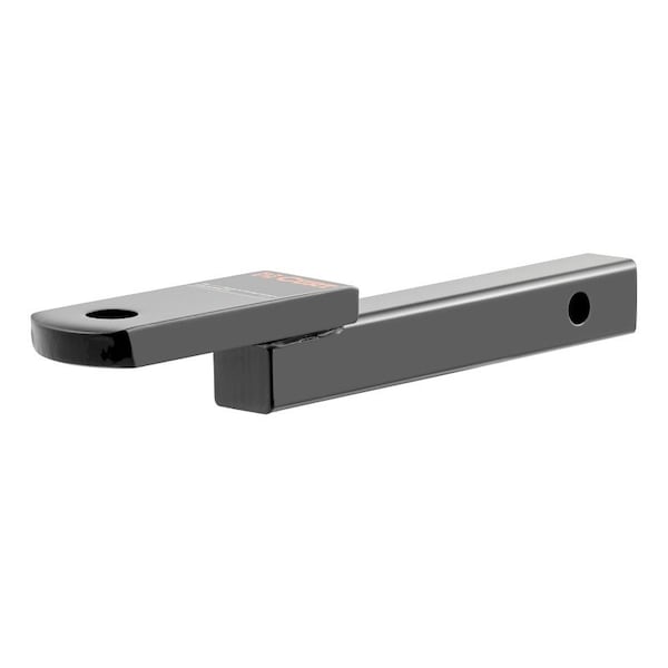 Curt Ball Mount, 9-3/4 in L, 1-1/4 in Drop, 3/4 in Rise, Class 2 Hitch, Carbon Steel, Powder-Coated 45519 - main