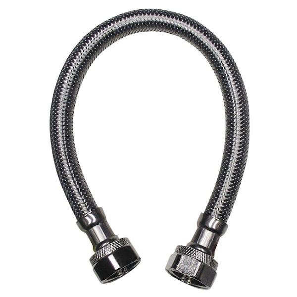 Do It Best 1/2'' F X 1/2'' F X 12'' L. Braided Stainless Steel Faucet Supply Line 496-011DIB - main
