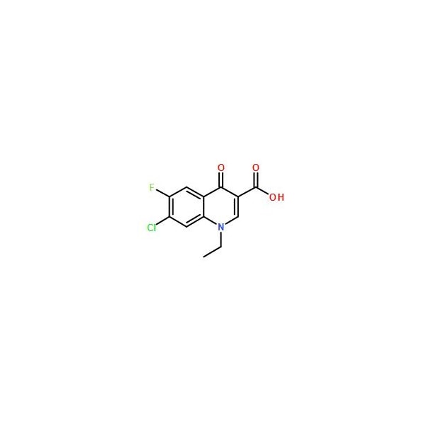 Ak Scientific 7-Chloro-1-ethyl-6-fluoro-4-oxo-1, 4-dihydro-3-quinolinecarboxylic acid (1g), CAS 68077-26-9 8025AE-1g - main