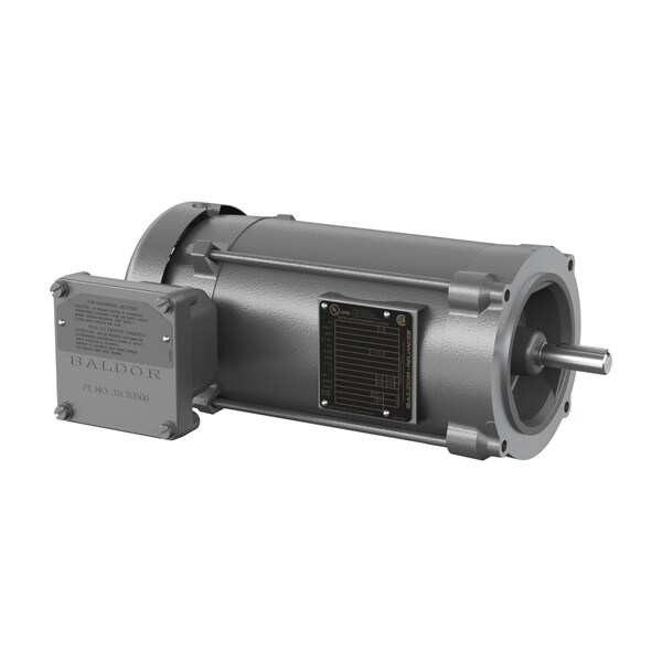 Baldor-Reliance 3/4 HP, 3600 RPM, Three Phase, 208-230/460V, 60HZ, XPFC, 56C, F1 VXM050722A - main