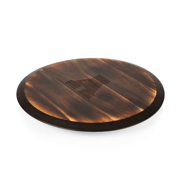 Picnic Time Family Of Brands App State Mountaineers - Lazy Susan Serving Tray, Fire Acacia Wood 827-18-513-793-0 - main