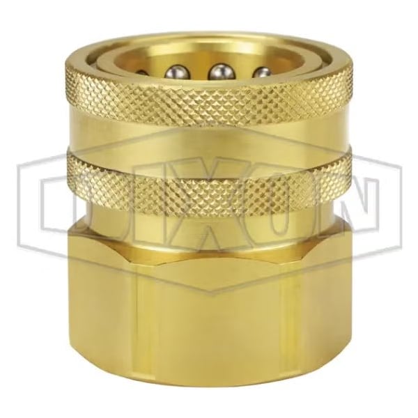 Dixon 2 V COUP, 2 F-NPTF BRASS, UNVALVED 16VF16-B-E - main