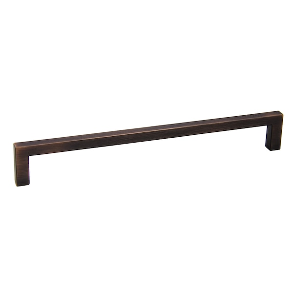 Pride Industrial 9in Modern Square Cabinet Pull with 8-4/5in Center to Center Oil Rubbed Bronze Finish P8730010B - main