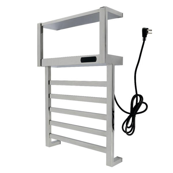 Kingston Brass Wall Mount Plug-In Towel Warmer, Polished Chrome DTC182831 - main