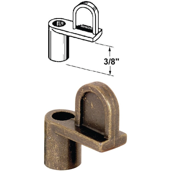 Prime-Line 3/8'' Bronze Swivel Die-cast Screen Clips With Screws, 12 Count PL7897 - main