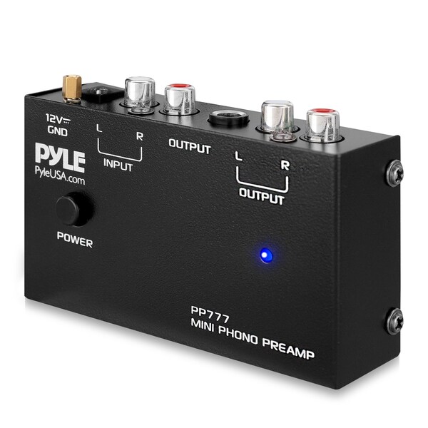 Pyle Mini Phono Turntable Preamp PP777 - main
