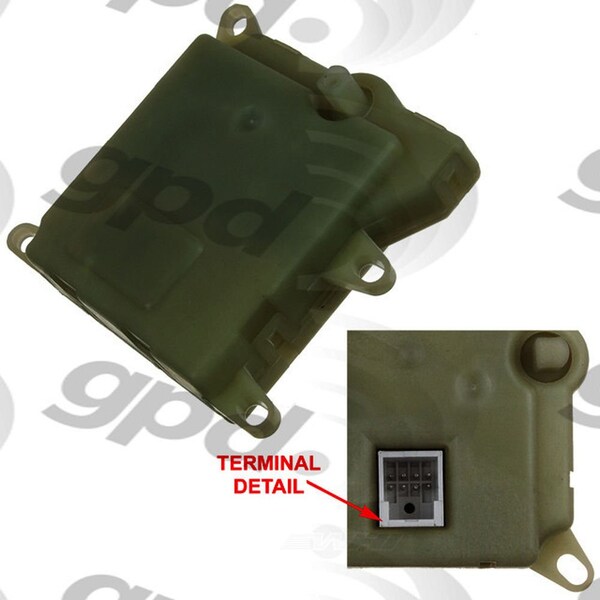 Global Parts Distributors HVAC Actuator 1711897 - main