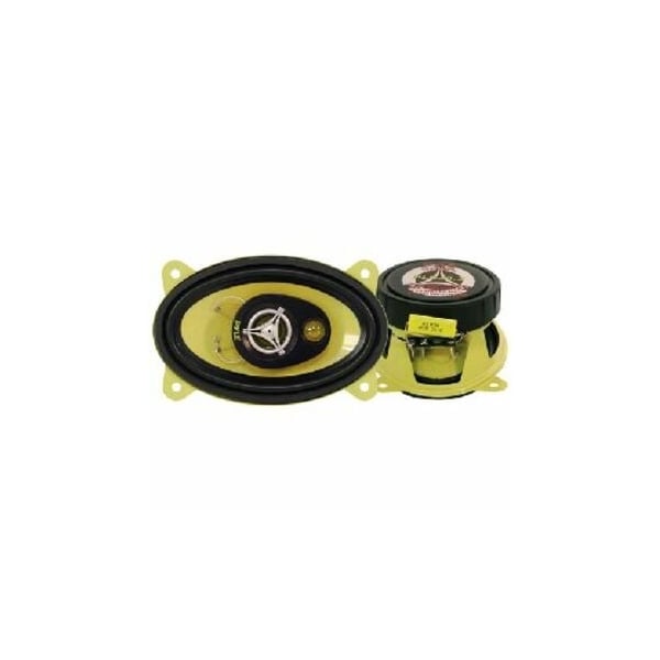 Pyle Car Three-Way Speaker System - 4x6Inch 180W, 4Ohm, 30Oz Magnet, Fits Standard OEM Mount PLG46.3 - main