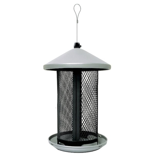 Perky-Pet Dual-Mesh Bird Feeder, 2.85 lb, Metal, Gray TSS00349 - main