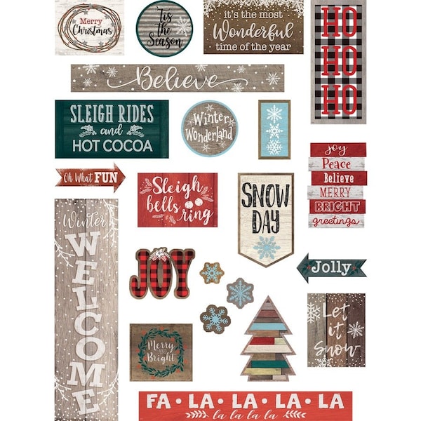 Teacher Created Resources Home Sweet Classroom Winter Mini Bulletin Board TCR8733 - main