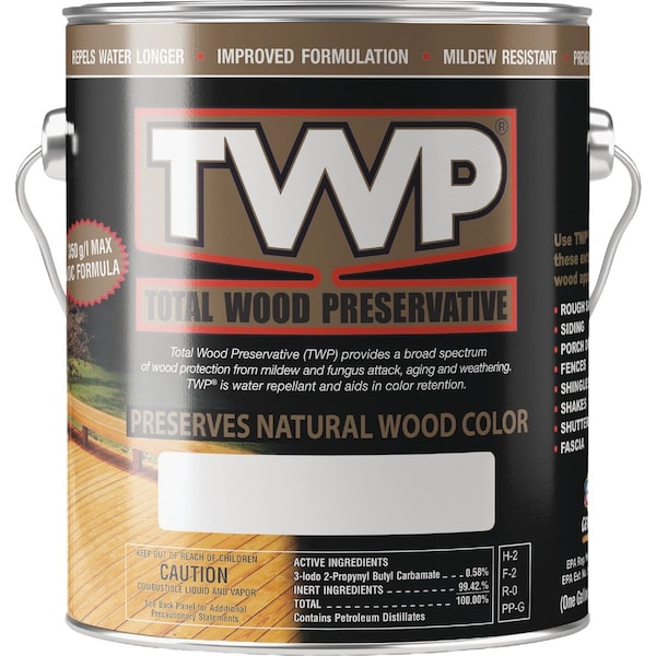 Twp 1500 Series Low VOC Wood Preservative Deck Stain Cedartone 1 Gal. TWP1501-1 - main