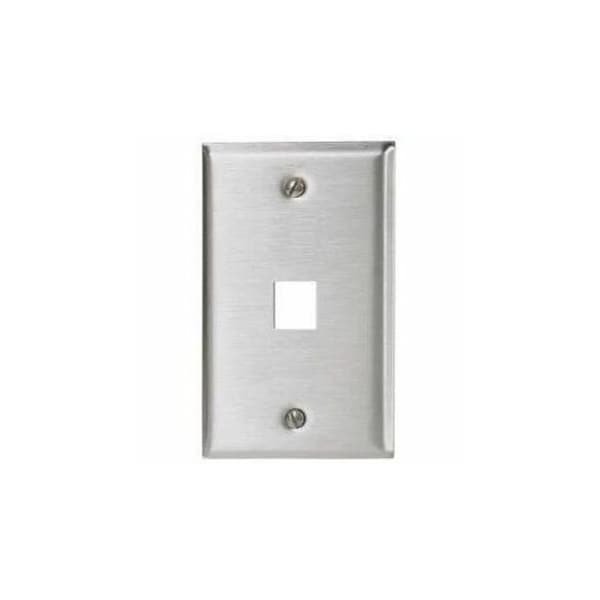 Hubbell Premise Wiring Faceplate, 1 Port SSF11 - main