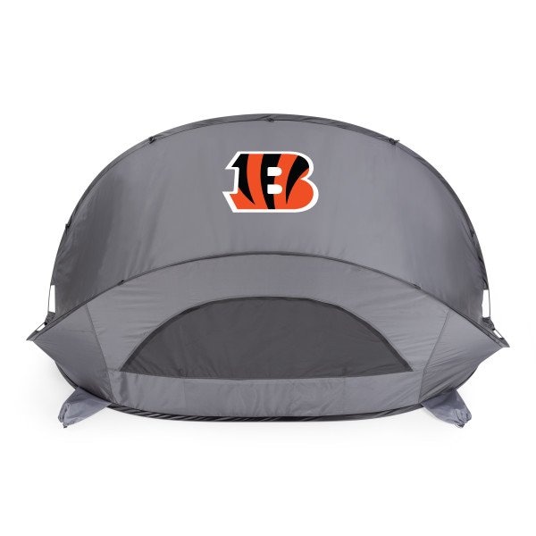 Picnic Time Family Of Brands Cincinnati Bengals - Manta Portable Beach Tent, (Gray) 113-00-105-074-2 - main