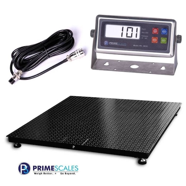 Prime Systems 60x60 Floor Scale 10,000 lb x 1 lb PS-10K-FS-6060 - main