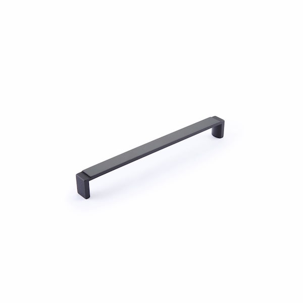 Schaub 7-1/2in Center to Center Quadrato Wide Cabinet Pull Signature Matte Black Finish 20017-MB - main